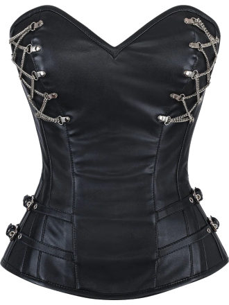Gothic-Corsage Vollbrust "Cerys"